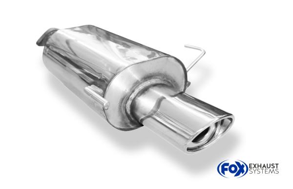 Endschalldämpfer - 115x85 Typ 33 passend für: Nissan Almera N15
